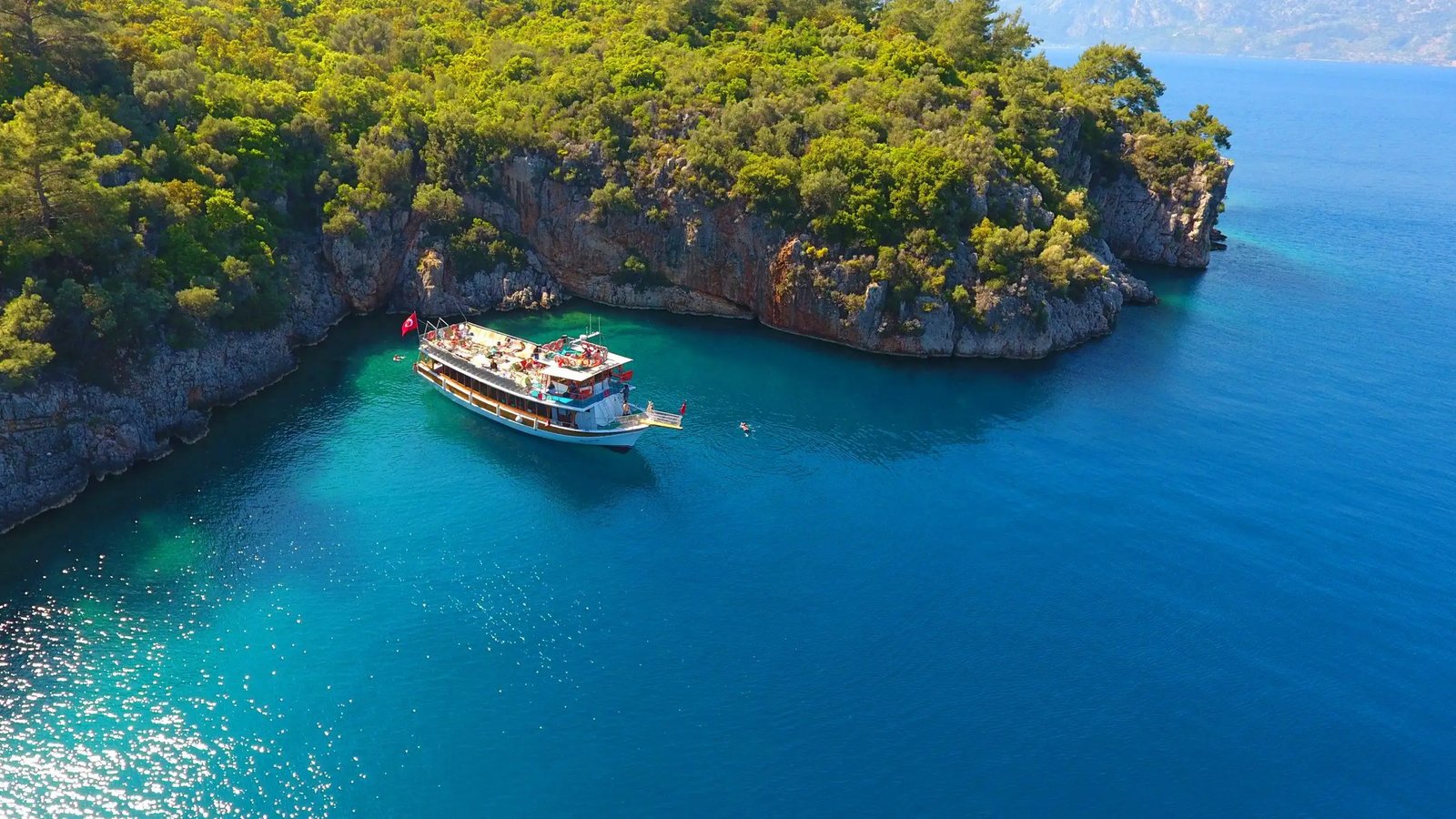 Mediterranean boat cruise from Marmaris